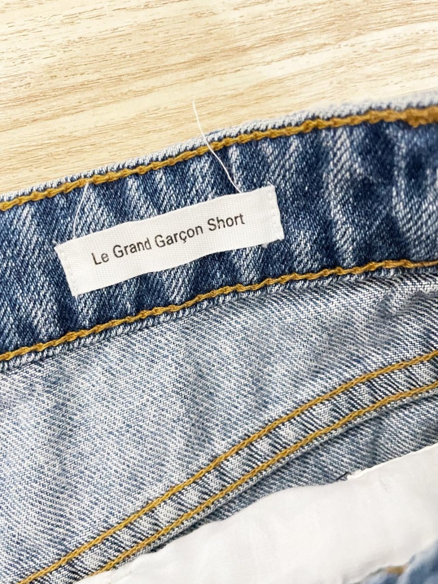 frame le grand garcon cut off denim shorts | turnpike | made in USA - good market thrift store