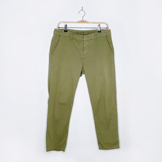 frank and eileen wicklow twill pant in army