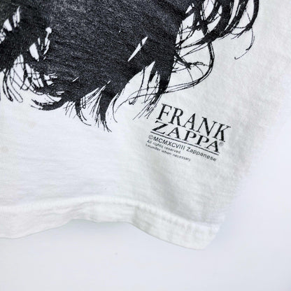 vintage 90s frank zappa big head tee