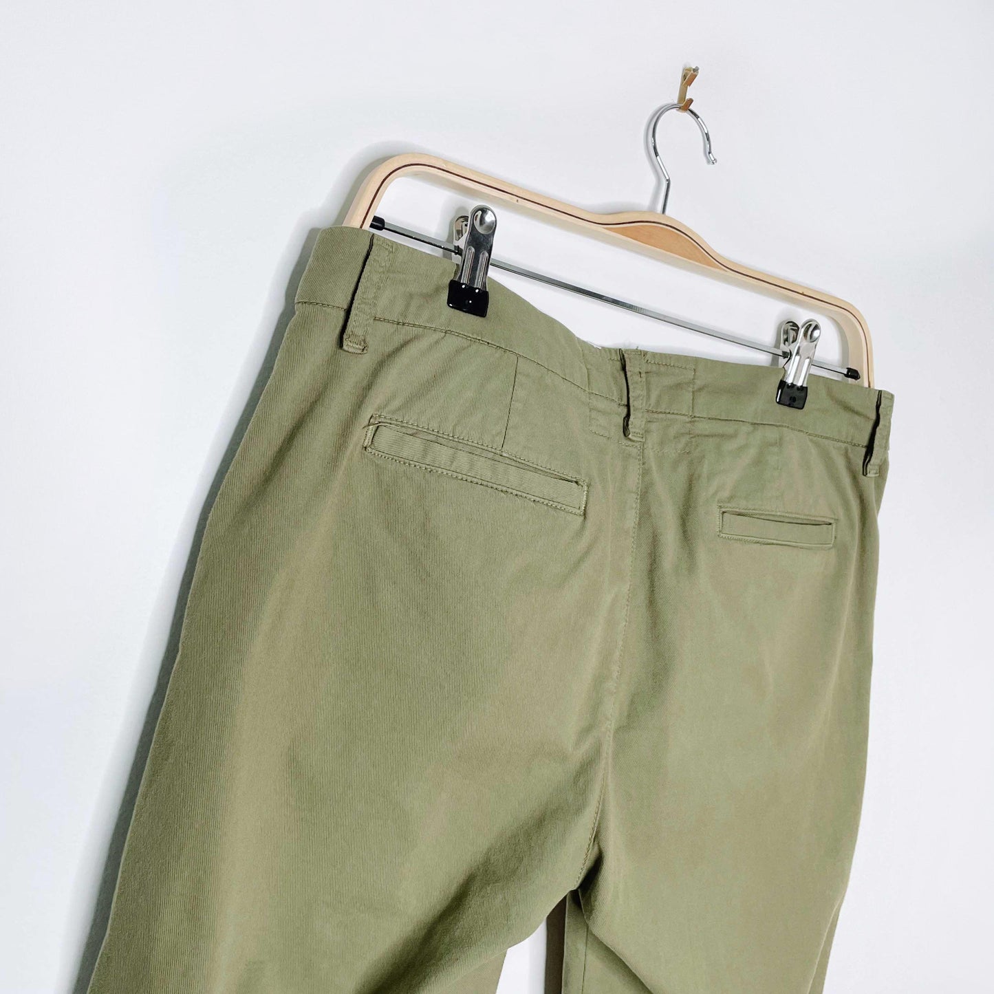 frank and eileen wicklow twill pant in army