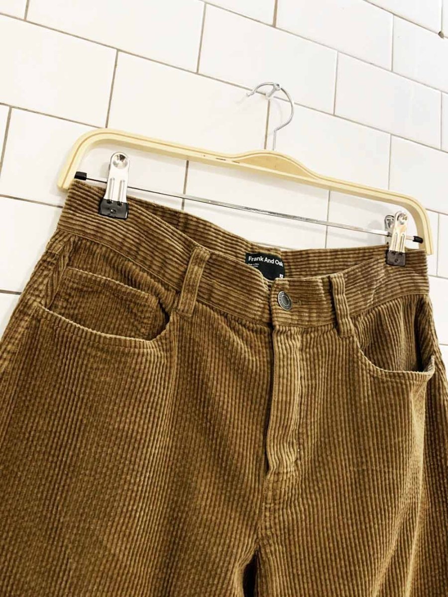 frank and oak annie chunky cord relaxed pants - good market thrift store
