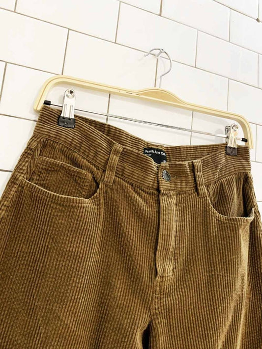 frank and oak annie chunky cord relaxed pants - good market thrift store