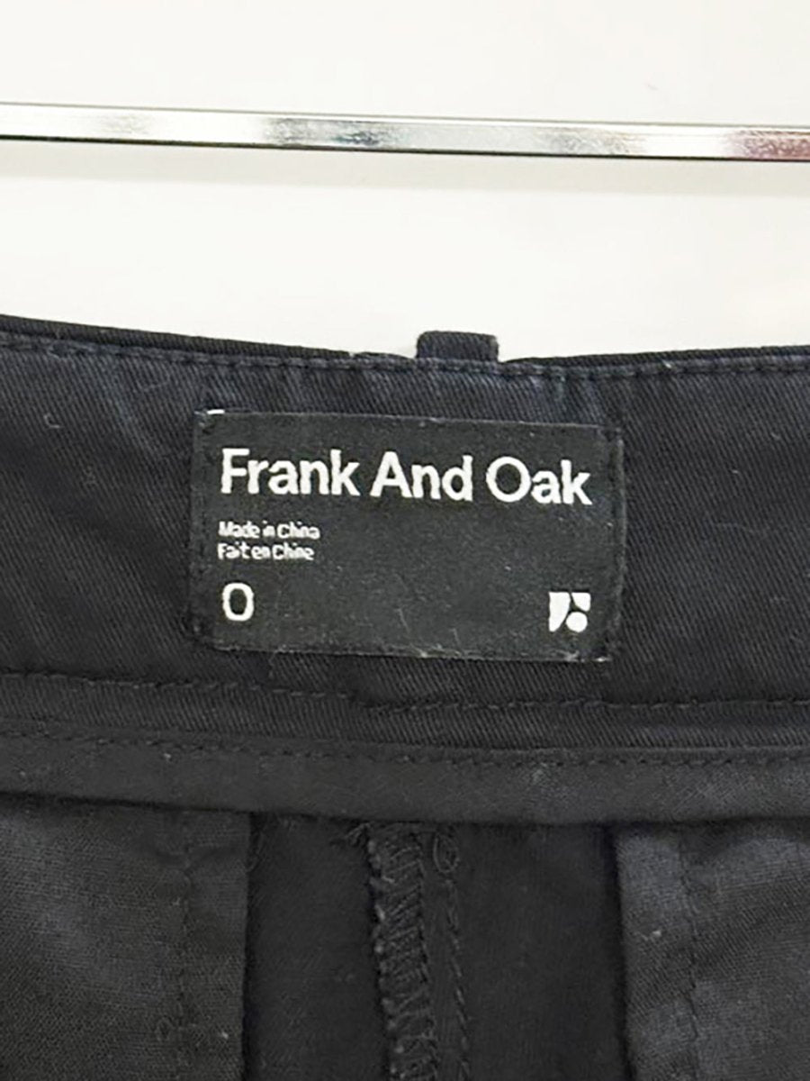 frank and oak high rise long tailored trouser shorts - good market thrift store