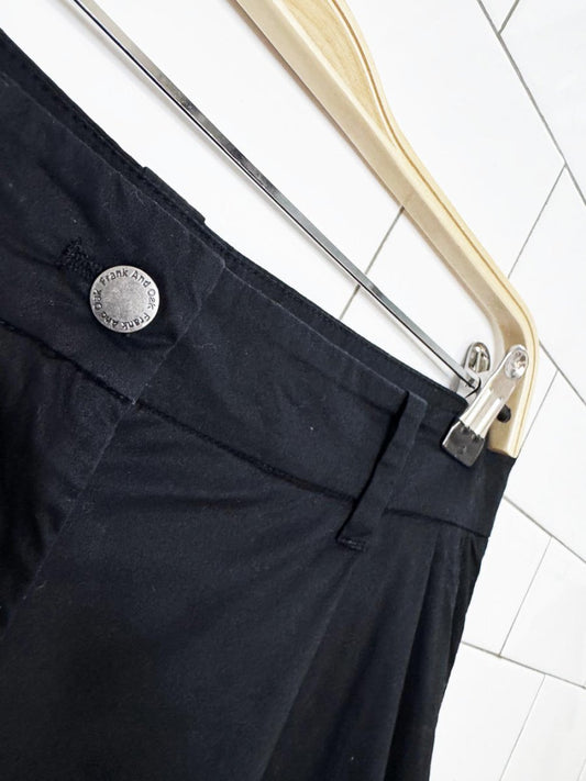 frank and oak pleated long trouser shorts - good market thrift store