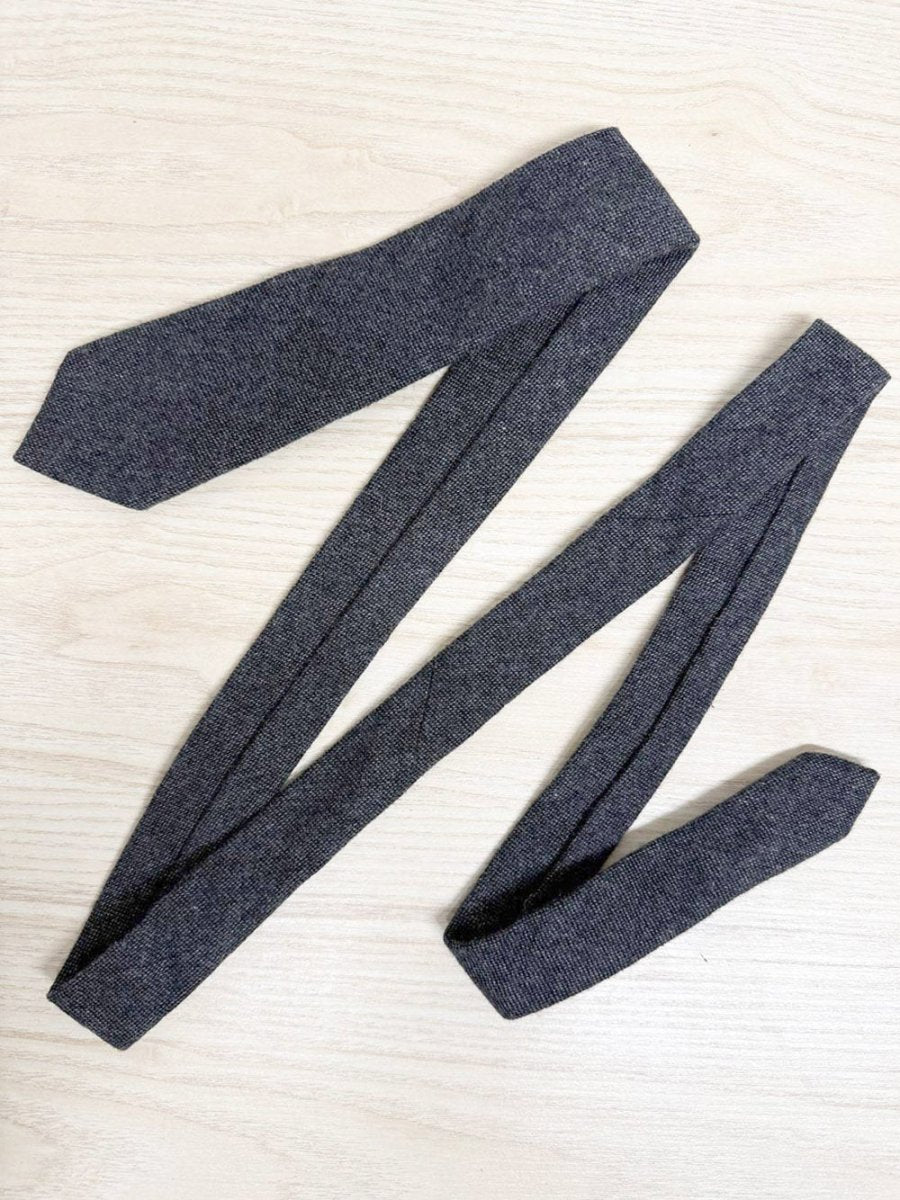 frank and oak wool - blend woven tie - good market thrift store
