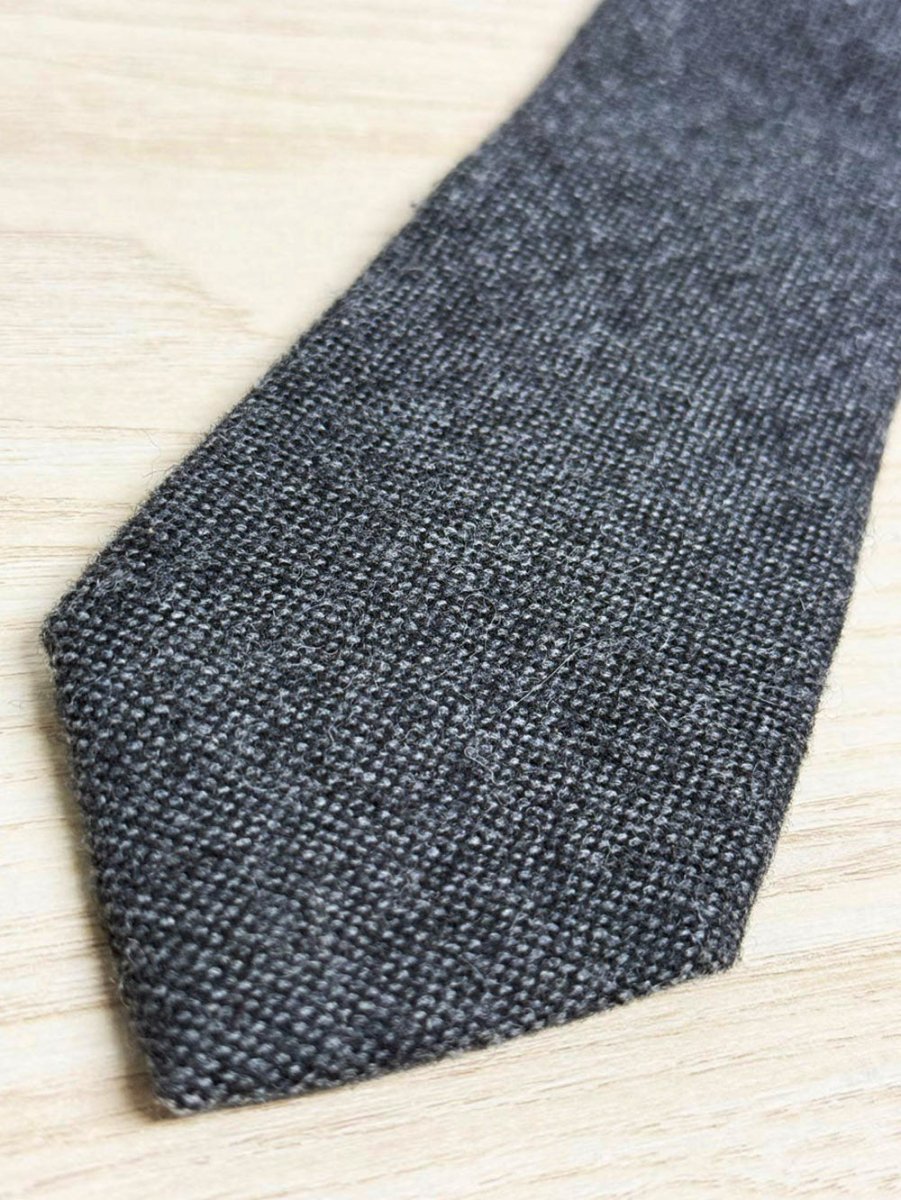 frank and oak wool - blend woven tie - good market thrift store