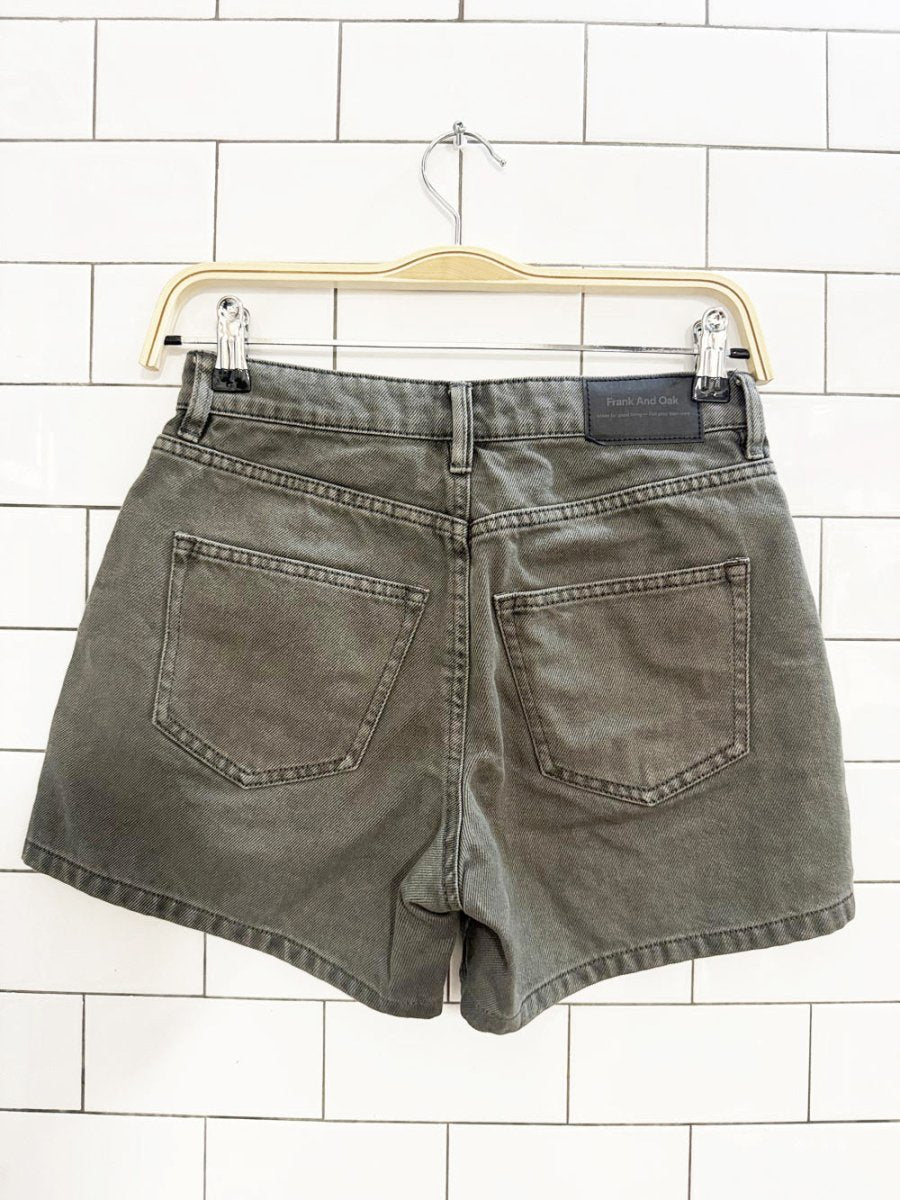frank & oak denim shorts - good market thrift store