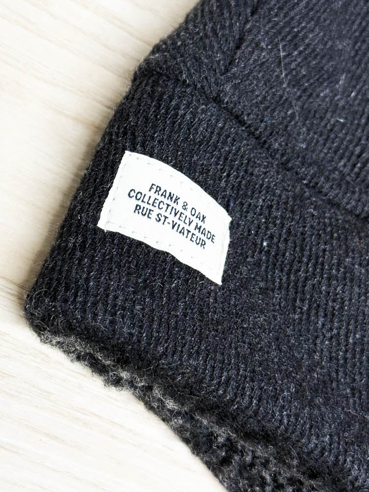 frank & oak wool - blend sherpa trapper hat - good market thrift store