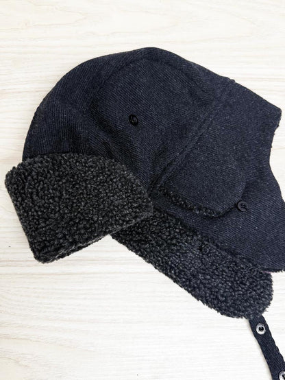 frank & oak wool - blend sherpa trapper hat - good market thrift store