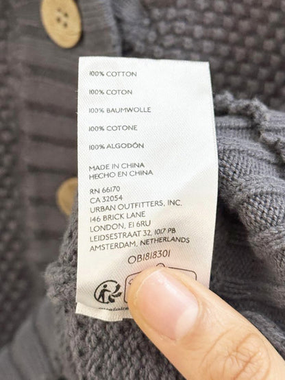 free people beach hailee chunky knit cardigan - good market thrift store