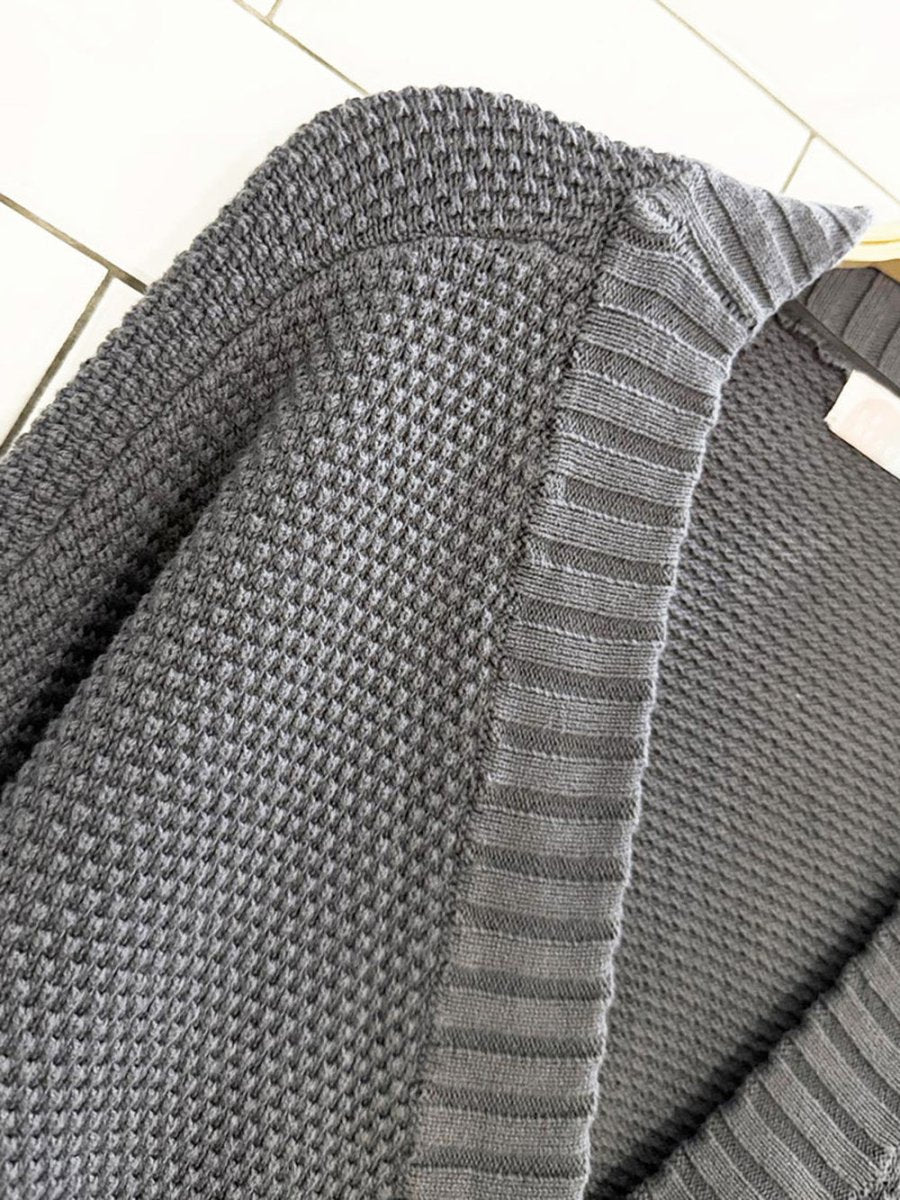 free people beach hailee chunky knit cardigan - good market thrift store