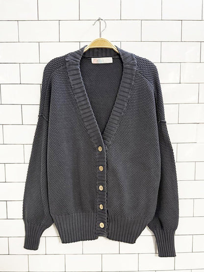 free people beach hailee chunky knit cardigan - good market thrift store