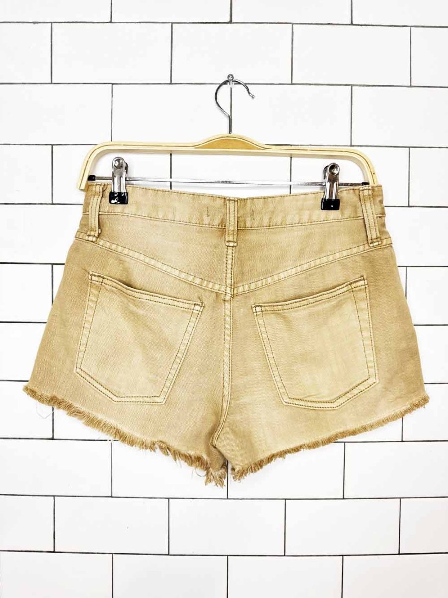 free people button fly cut off denim shorts - good market thrift store