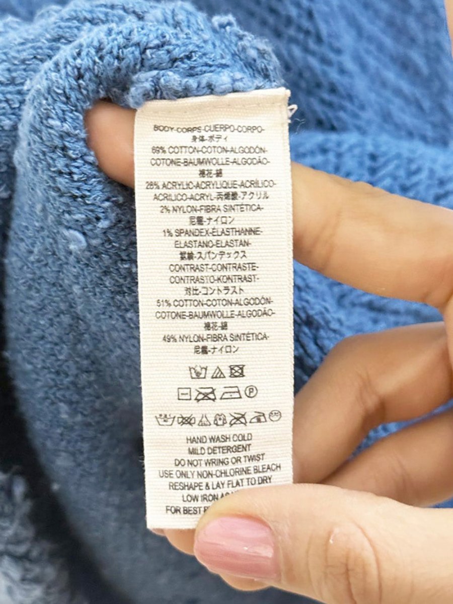 free people cuddle up oversized textured slouchy knit sweater - good market thrift store