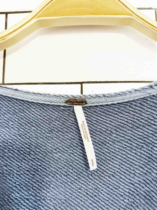 free people hand loose wrap around sweatshirt top - good market thrift store