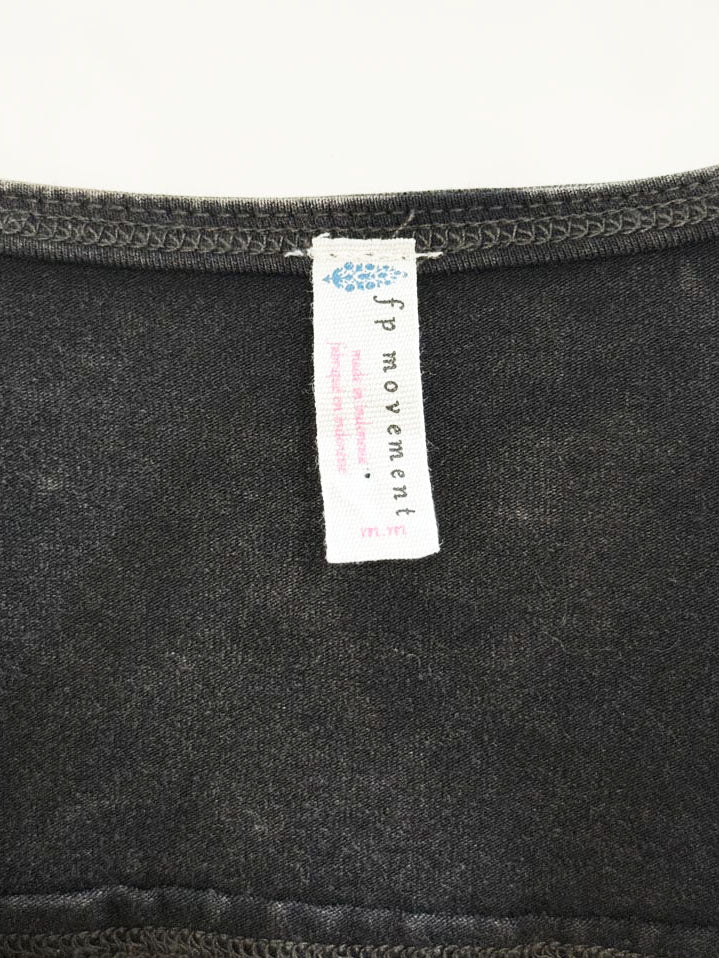 free people hot shot scrunch waist wrap top | fp movement - good market thrift store