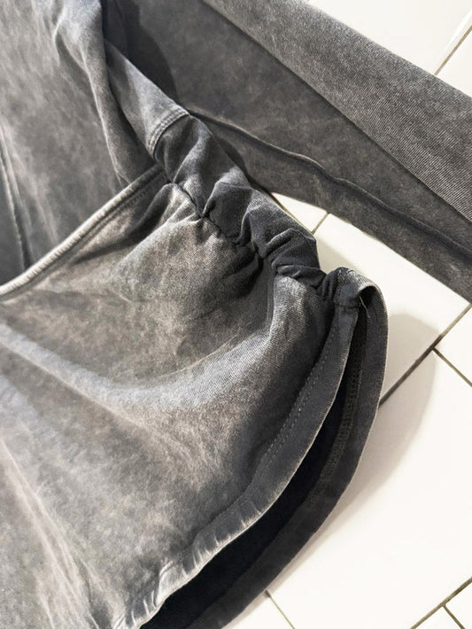 free people hot shot scrunch waist wrap top | fp movement - good market thrift store