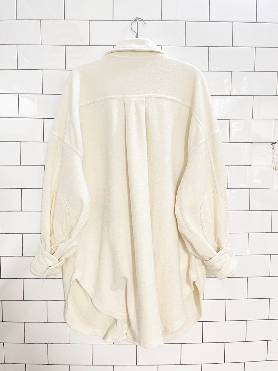free people ruby oversized shirt jacket - good market thrift store