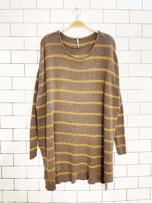 free people slouchy oversized knit tunic - good market thrift store