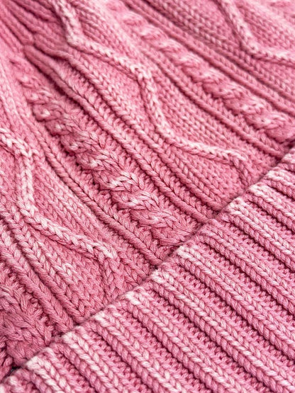 free people stormi washed cable knit beanie - good market thrift store