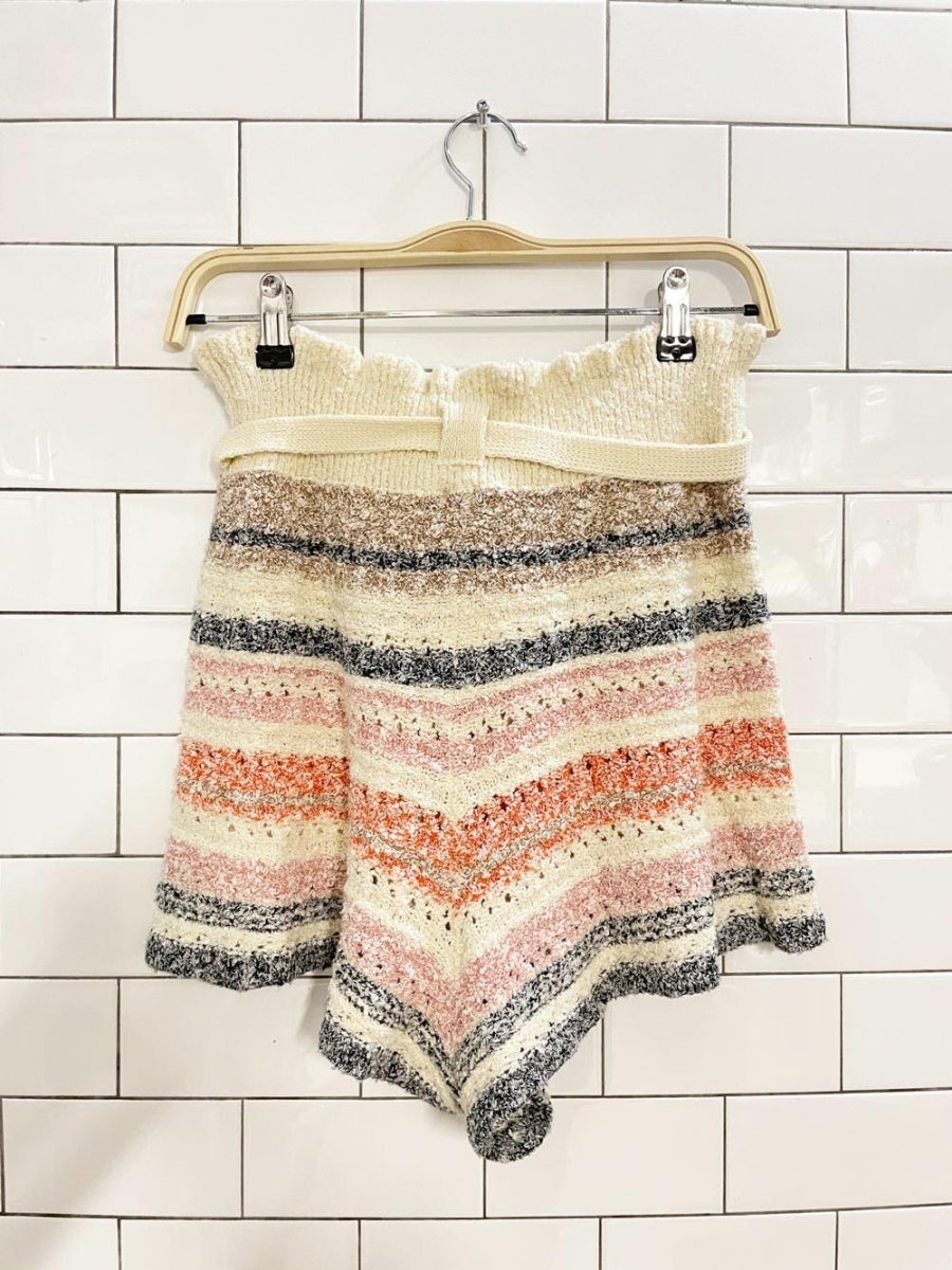 free people stripes for days knit shorts - good market thrift store