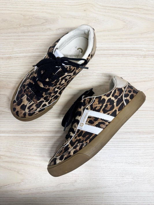 G los angeles animal print low profile sneakers - good market thrift store