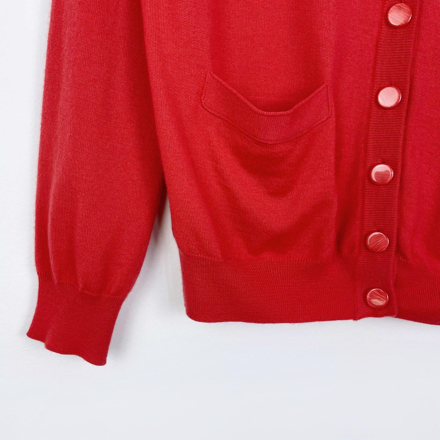 giorgio armani 100% cashmere pink cardigan sweater - size 38