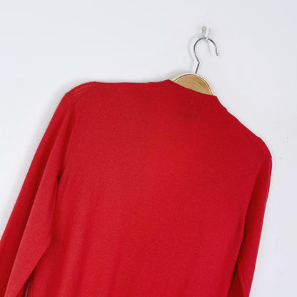 giorgio armani 100% cashmere pink cardigan sweater - size 38