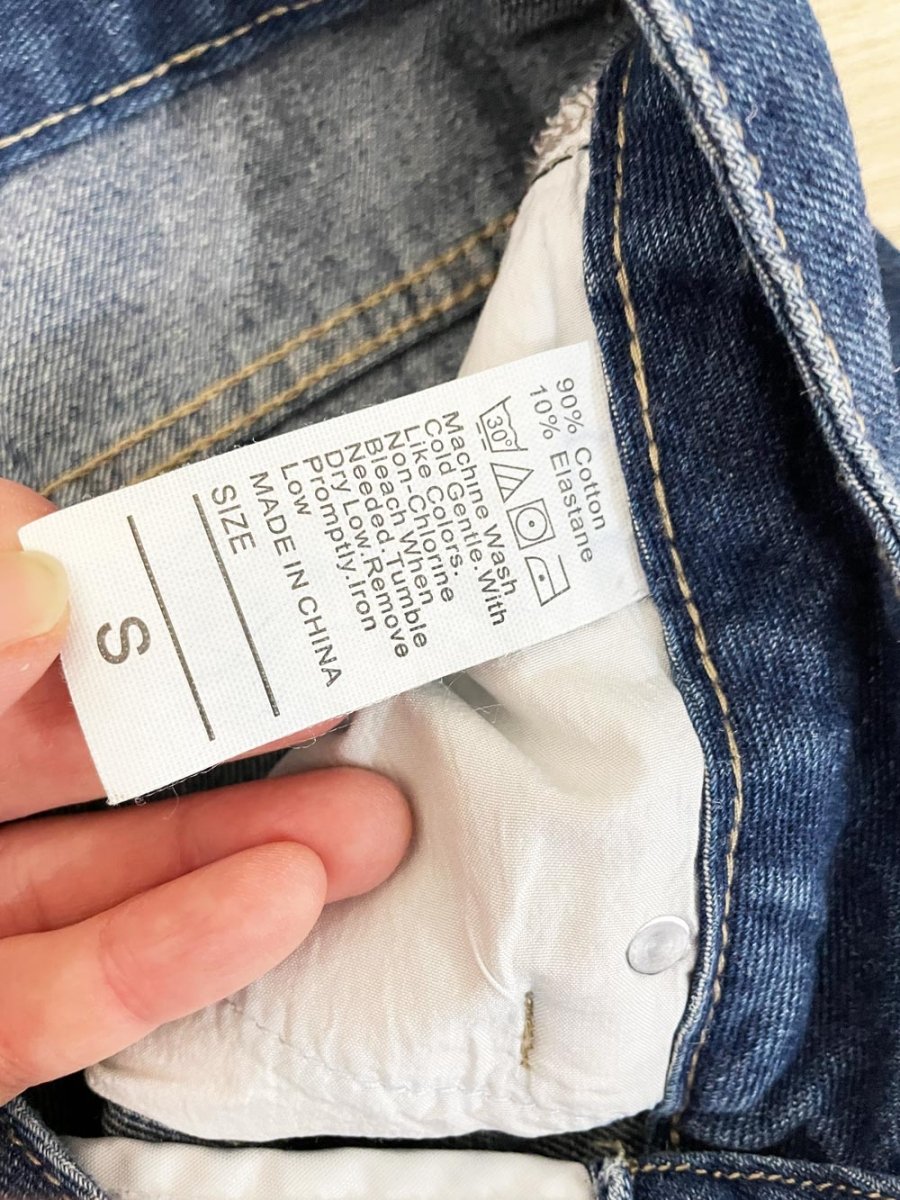 gaeity jeans baggy long denim shorts - good market thrift store