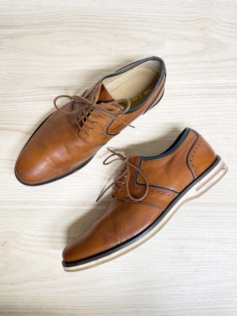 galizio torresi leather loafer sneakers | made in Italy - good market thrift store