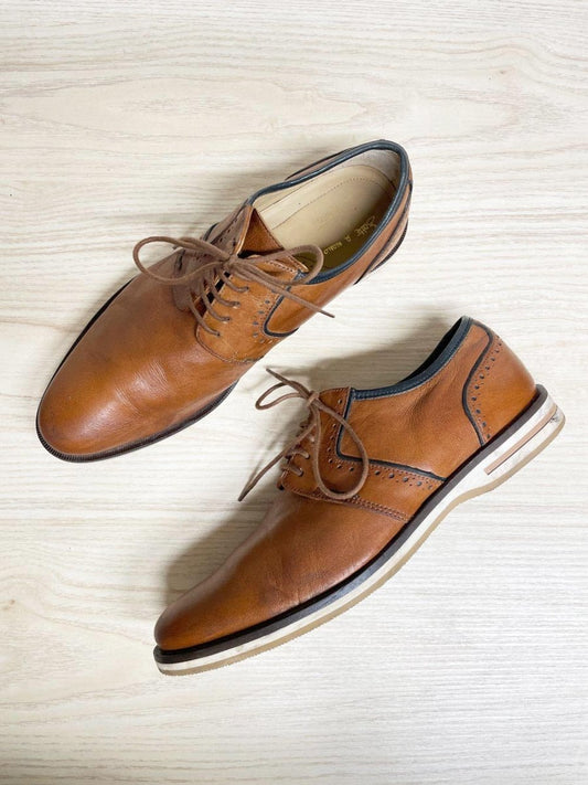 galizio torresi leather loafer sneakers | made in Italy - good market thrift store