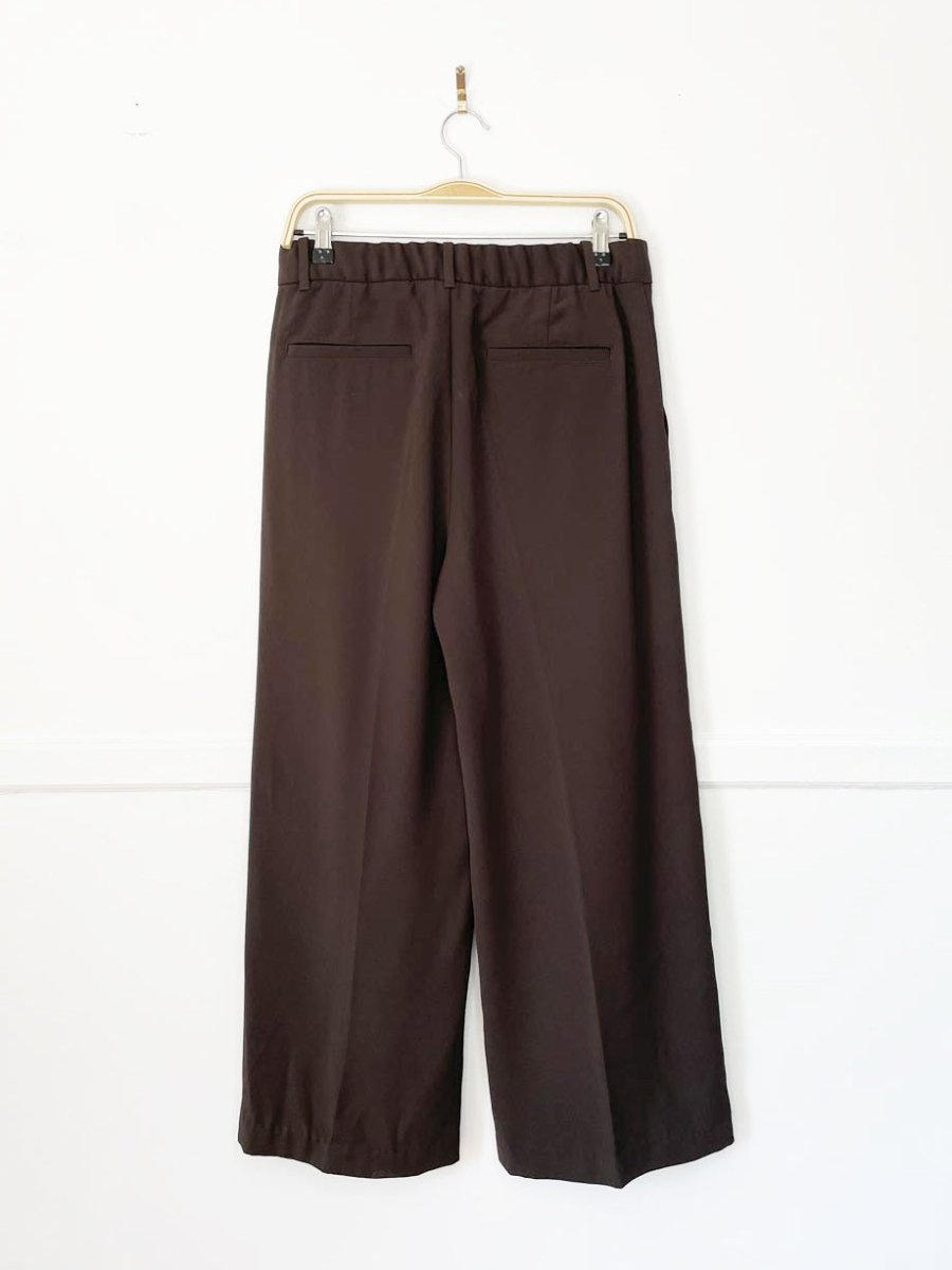 gap 365 high rise wide leg pleated trouser - good market thrift store