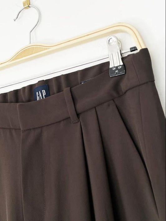 gap 365 high rise wide leg pleated trouser - good market thrift store