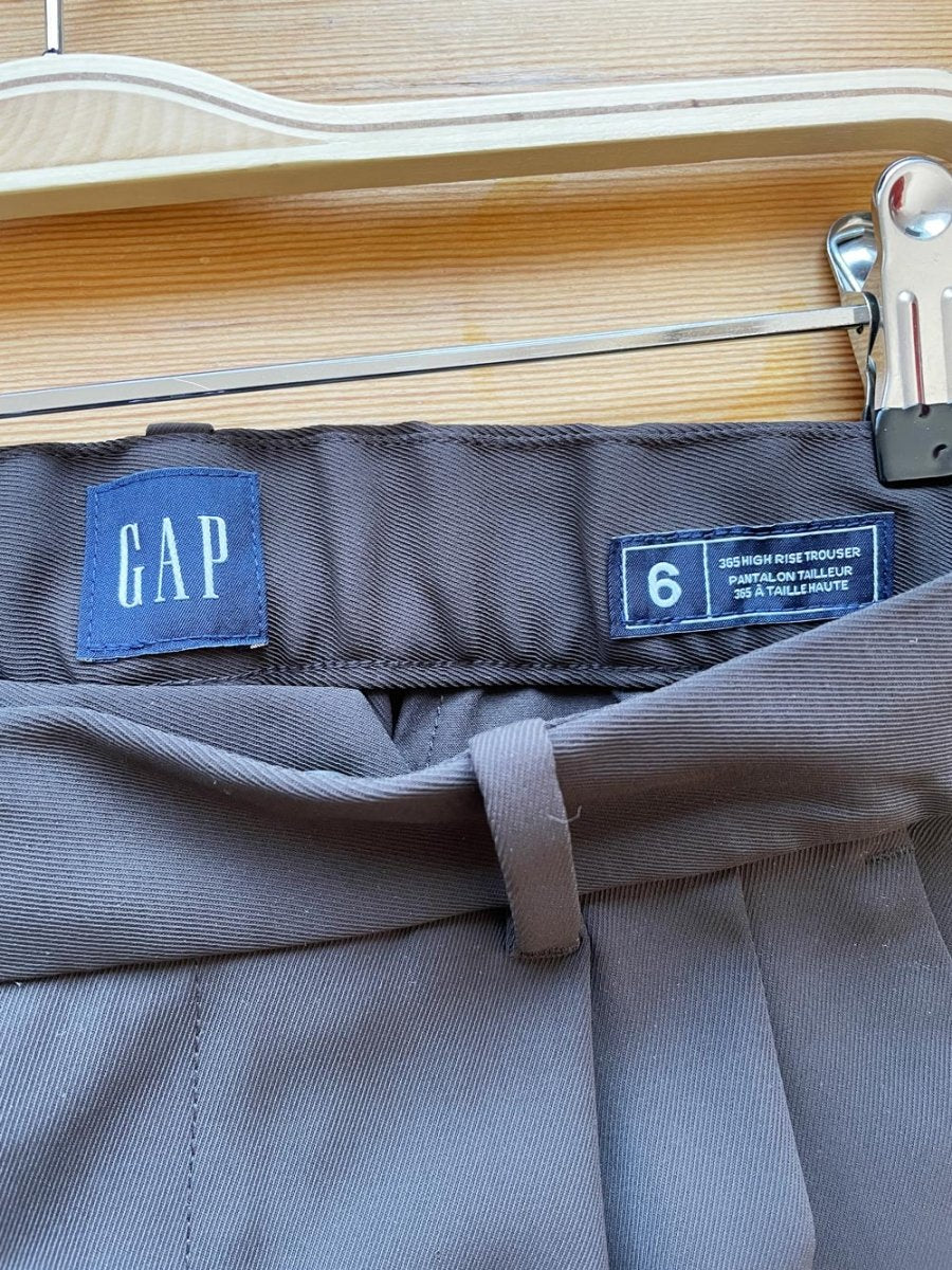 gap 365 high rise wide leg pleated trouser - good market thrift store