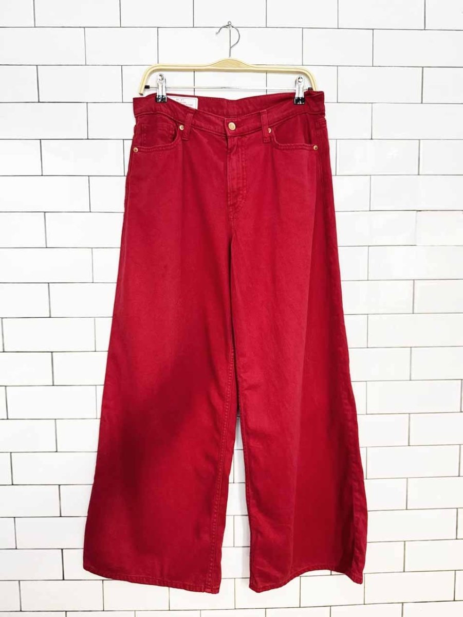 gap baggy mid rise ultra wide leg jeans - good market thrift store