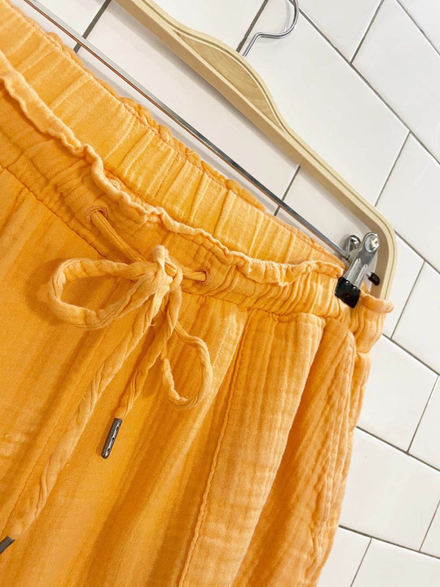 gap gauze cotton creamsicle lounge shorts - good market thrift store