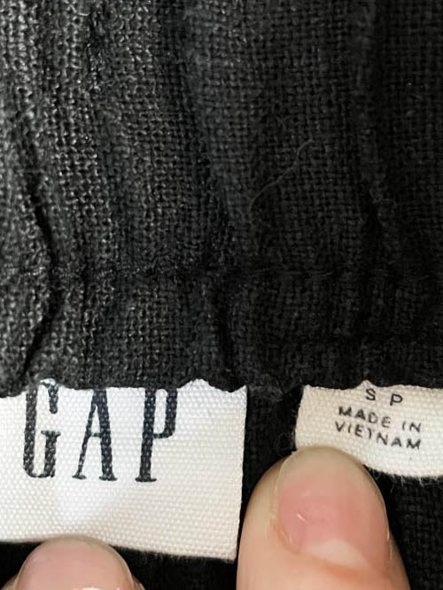 gap linen-blend high rise casual shorts - good market thrift store