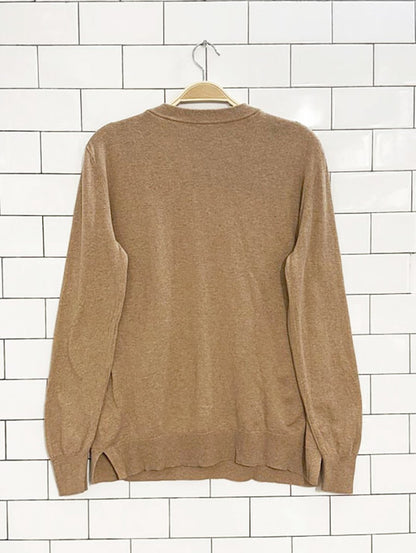 gap love spellout crewneck knit sweater - good market thrift store