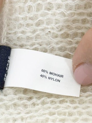 gap mohair - blend soft knit scarf - good market thrift store