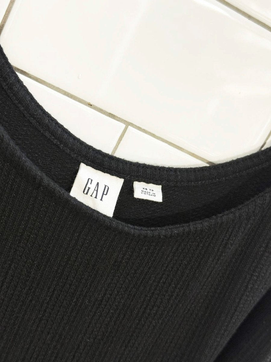 gap ribbed stretch belted wide leg jumpsuit - good market thrift store