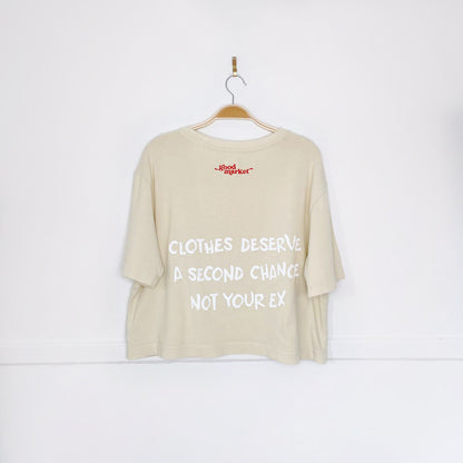 gap x earth activist crop pocket tee