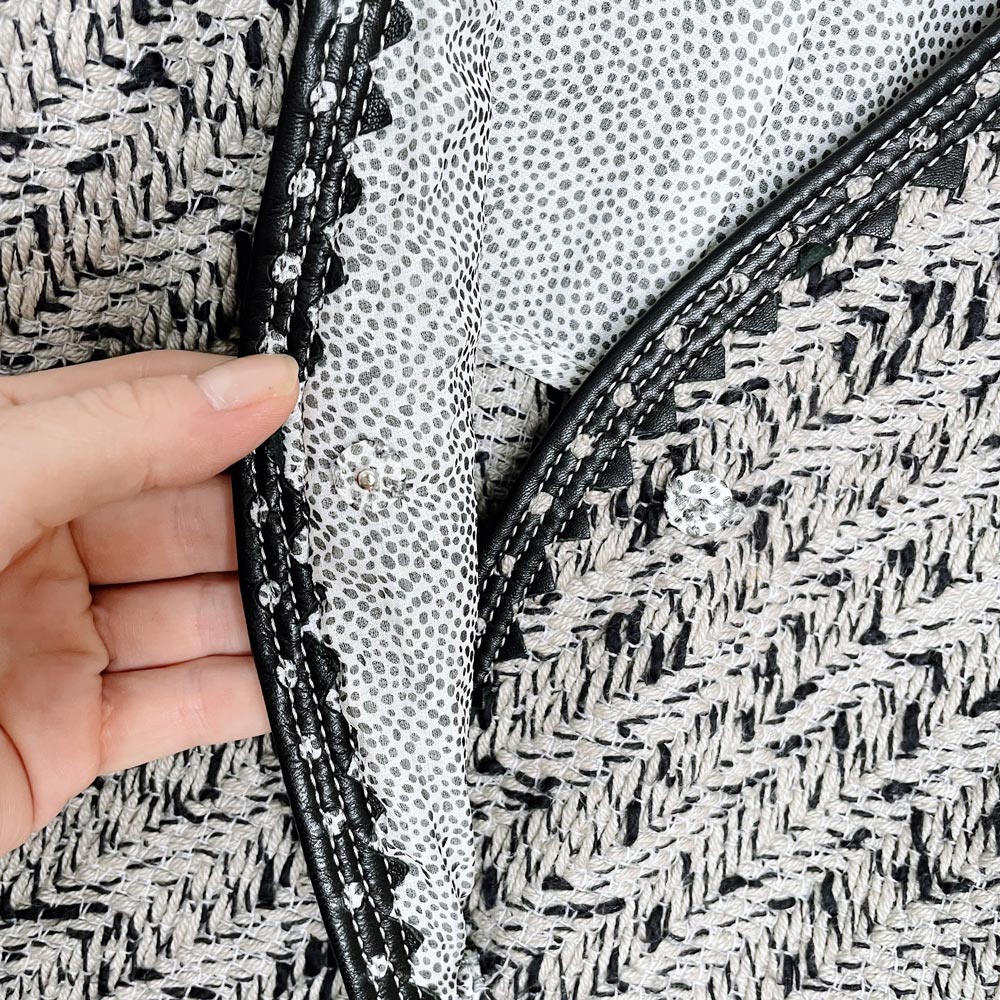 vintage gianfranco ferre silk tweed blazer jacket