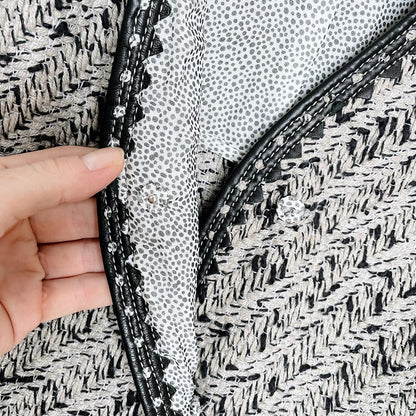 vintage gianfranco ferre silk tweed blazer jacket