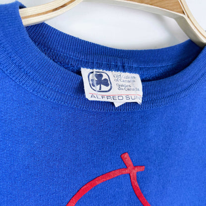 vintage alfred sung girl guides crew - size medium