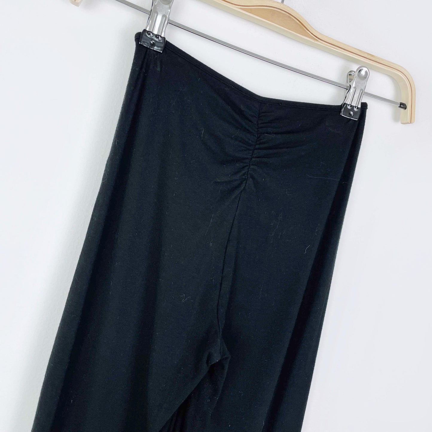 i.am.gia halo bamboo ruched tie pants - size xxs