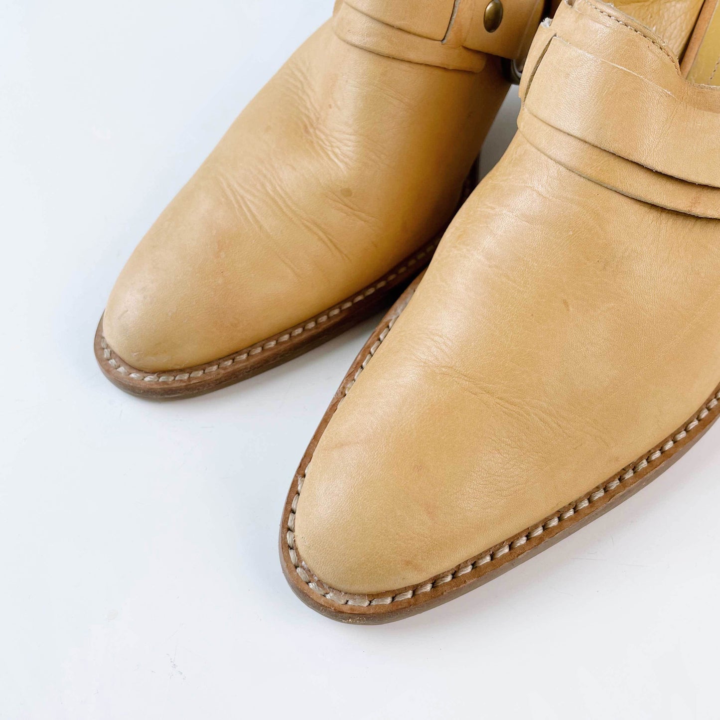 gianni bini western harness leather mule