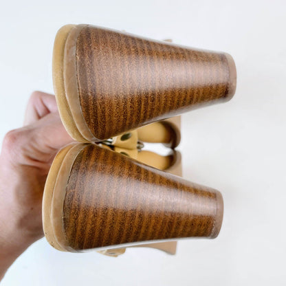 gianni bini western harness leather mule