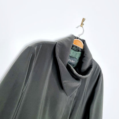 vintage giorgio armani high neck overcoat