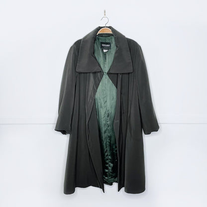 vintage giorgio armani high neck overcoat