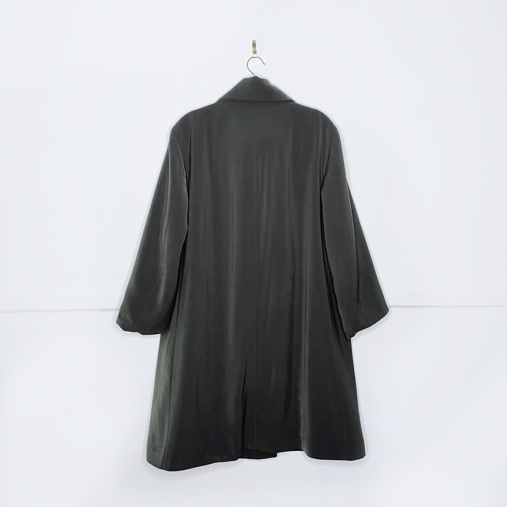 vintage giorgio armani high neck overcoat